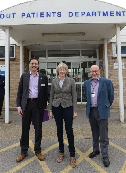 Theresa May visits St Marks